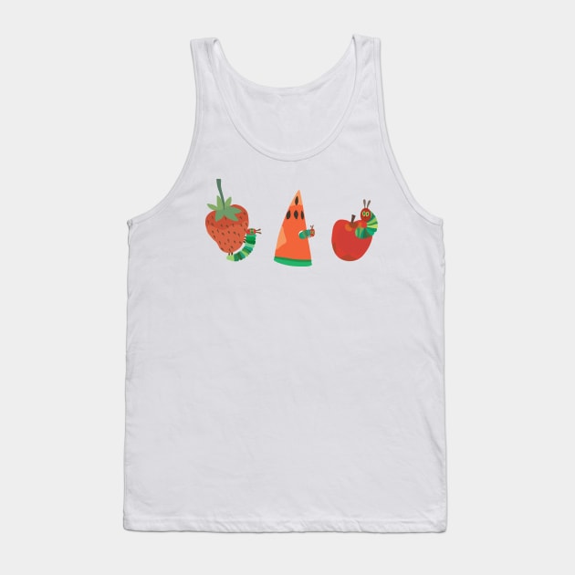 The very hungry caterpillar - Fruit Ensemble Tank Top by FoxtrotDesigns